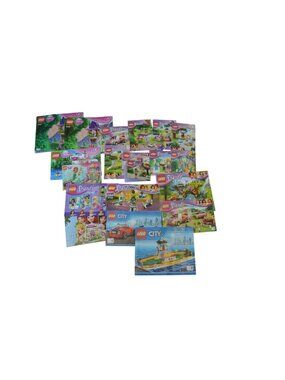 Lego Booklet Bundle 21 pieces City Friends Variety Pack